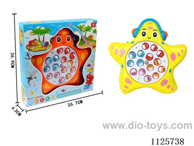 Electric Starfish Fishing 3*AA battery (with music)