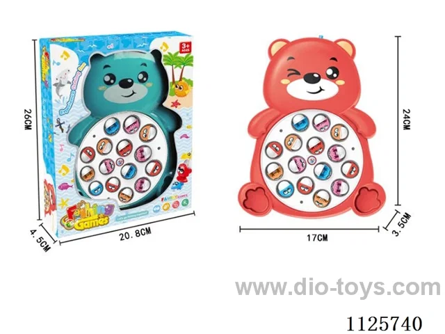 Electric Bear Fishing 2*AA battery (with music)