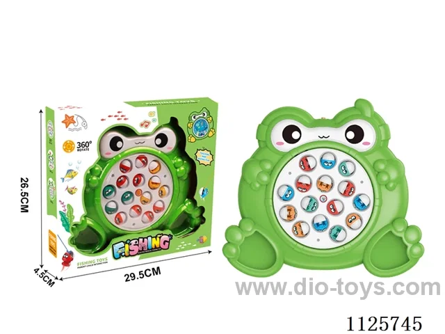 Electric giant frog fishing electric with music