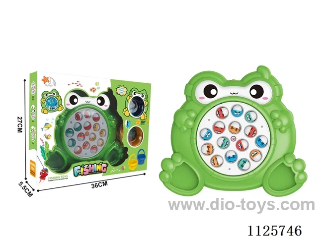 Electric Big Frog Fishing electric with music +2 buckets
