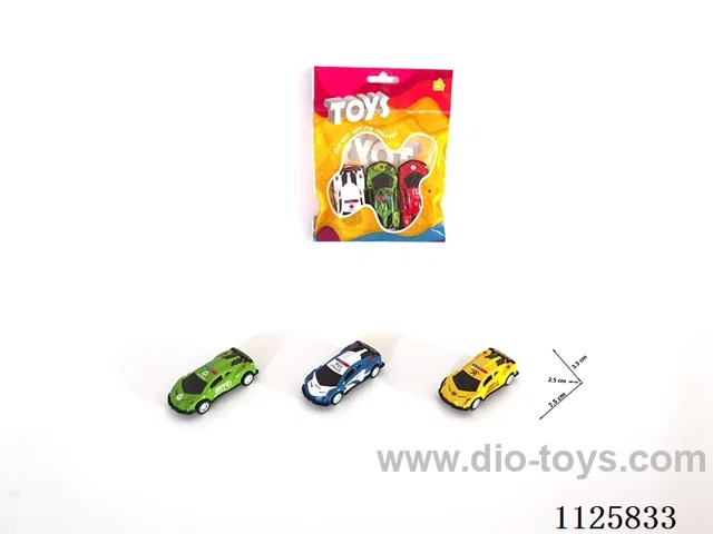 pull back alloy car3PCS
