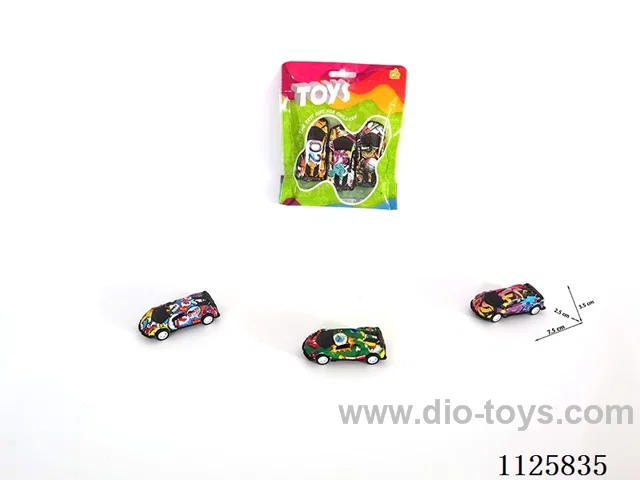 pull back alloy car3PCS