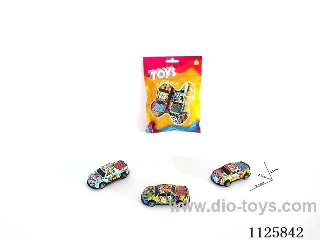 pull back alloy car3PCS