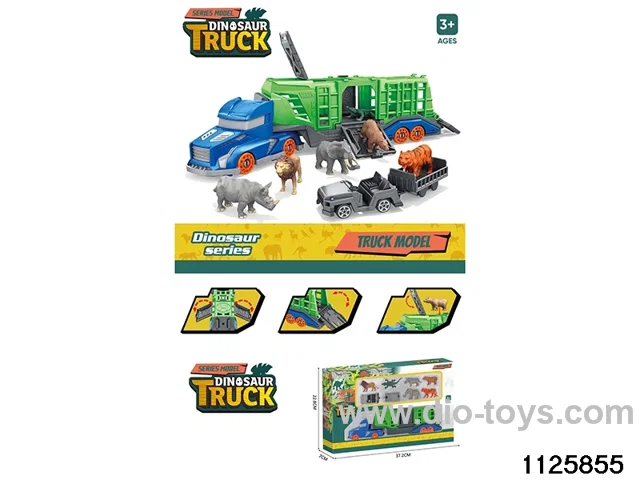 Small cage car with animals
