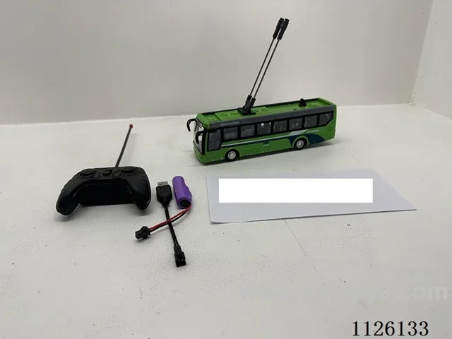 (lithium-ion battery included)1:32 rc 4ch  bus with light(green)