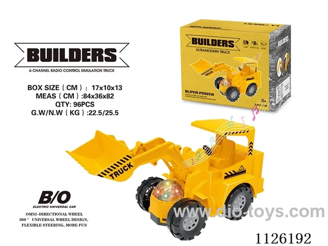 B/O universal light music bulldozer