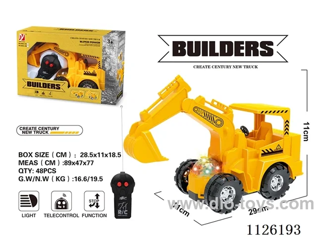 (GCC) rc two-ch excavator not included battery