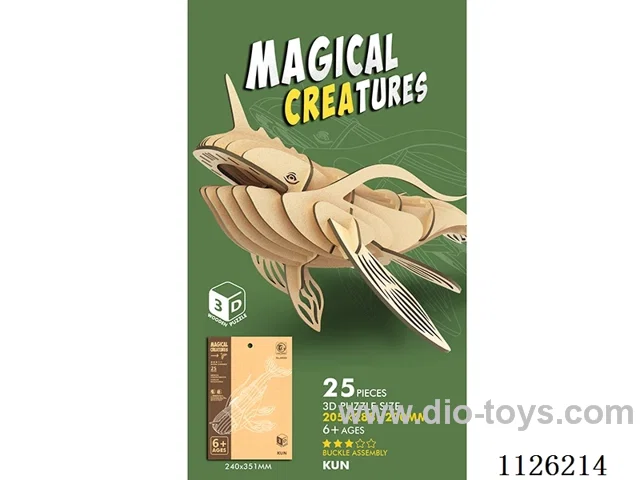 (GCC)3D wooden puzzle