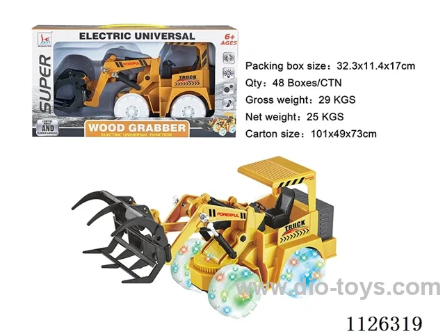 (GCC) B/O engineering vehicles (wood grabbers, lights. Music)