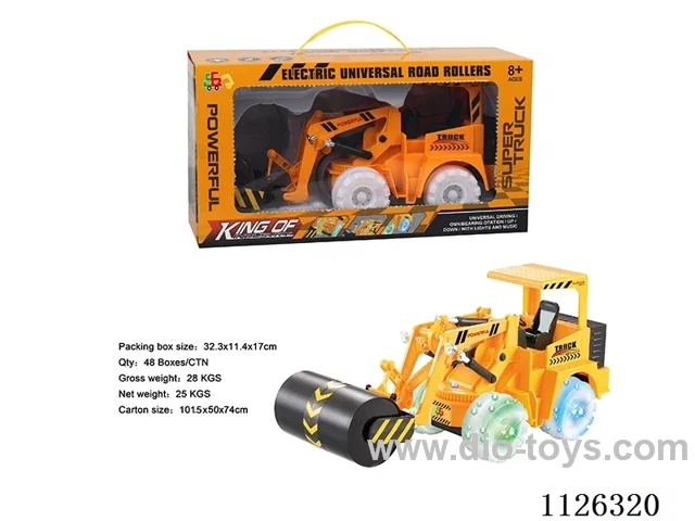 (GCC) B/O engineering vehicle (road roller, five lights. Music)