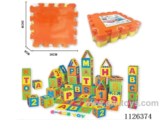 EVA Solid color floor mat (2 colors 9PCS)