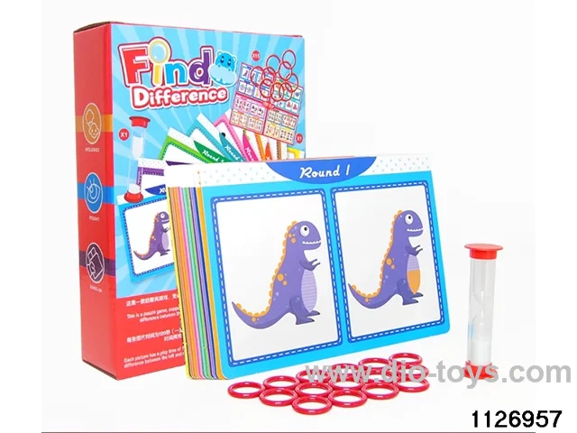 Spot the difference card