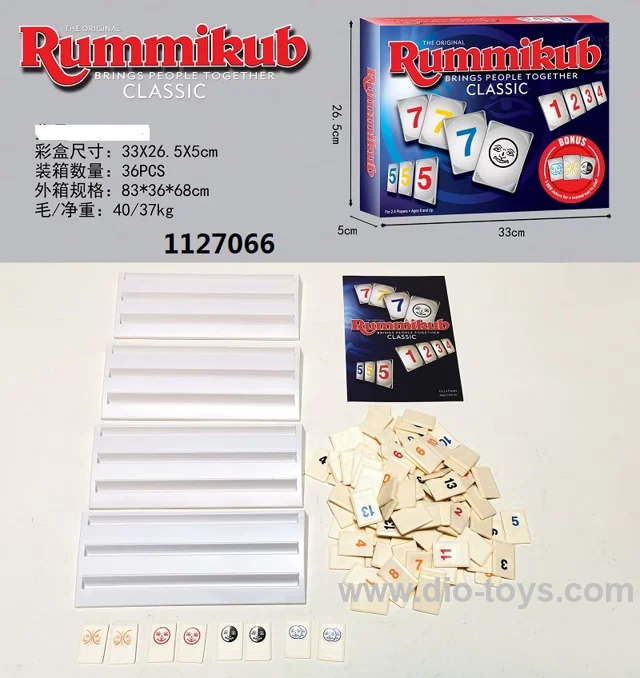 Rummikub game toys in color box