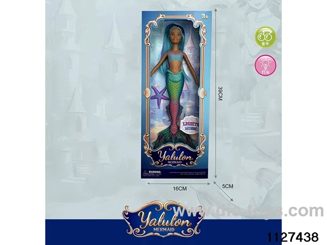 11.5 inch Mermaid Doll W L/M