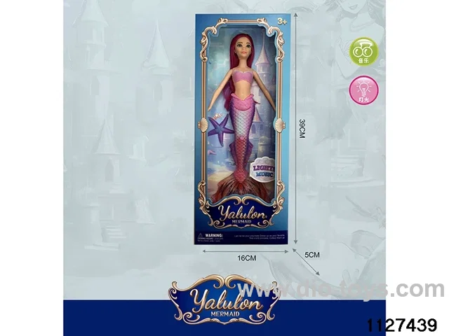 11.5 inch Mermaid Doll W L/M