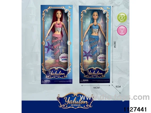11.5 inch Mermaid Doll W L/M