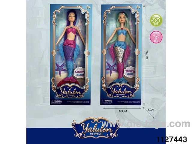 11.5 inch Mermaid Doll W L/M