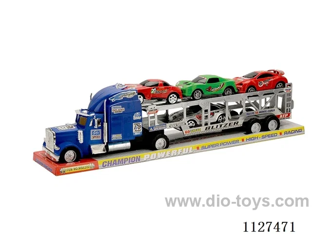 Inertial flatbed car