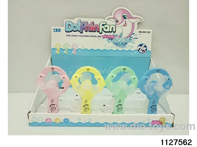 Dolphin Hand Fan