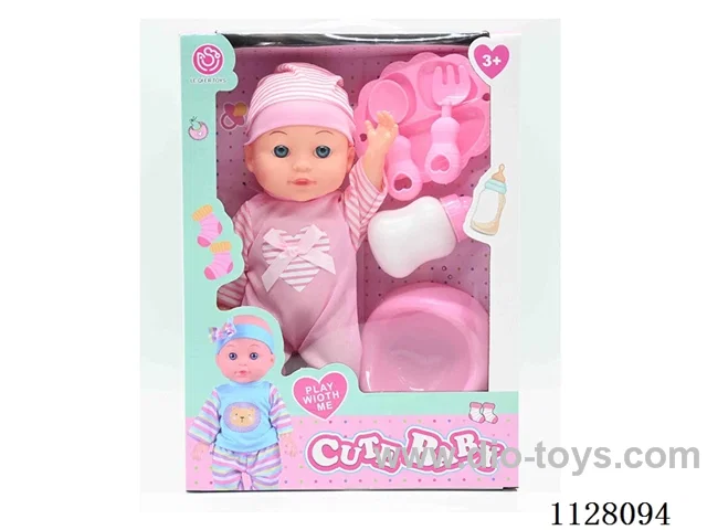 12 "eco-friendly doll/accessories