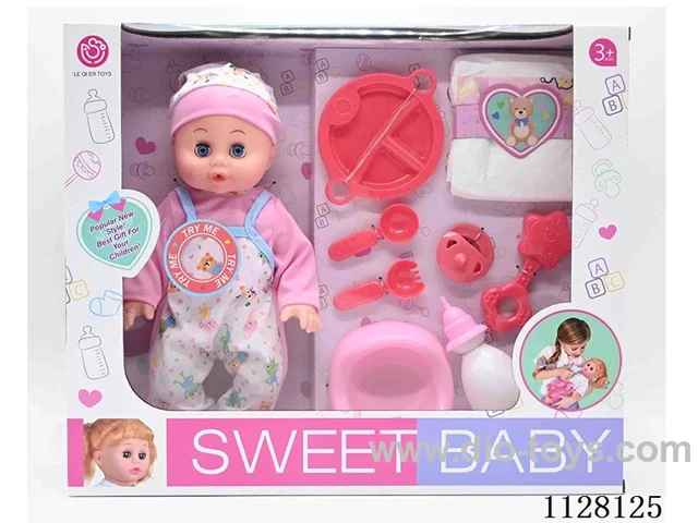 14-inch doll/Accessories / 6-sound IC/ Water urination function/Pack 3 AG13