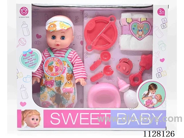 14-inch doll/Accessories / 6-sound IC/ Water urination function/Pack 3 AG13