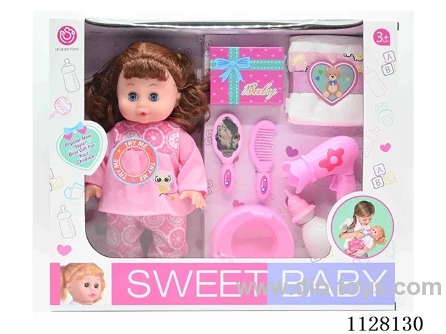 14-inch doll/Accessories / 6-sound IC/ Water urination function/Pack 3 AG13