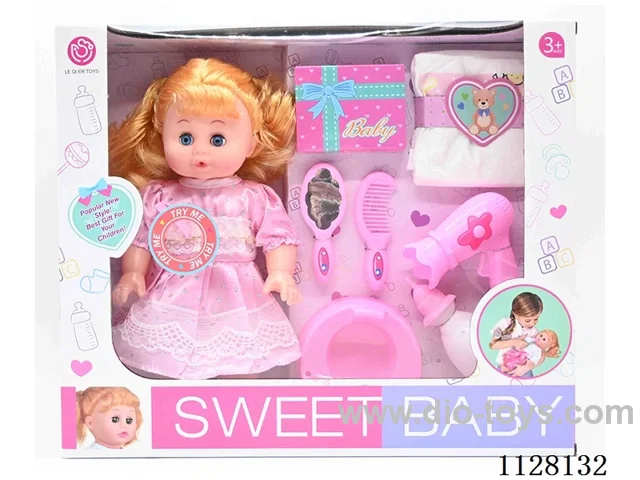 14-inch doll/Accessories / 6-sound IC/ Water urination function/Pack 3 AG13