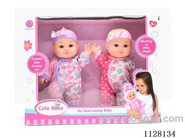 2PCS 9-inch eco-friendly dolls