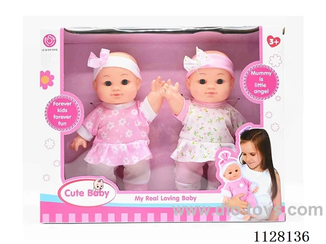 2PCS 9-inch eco-friendly dolls