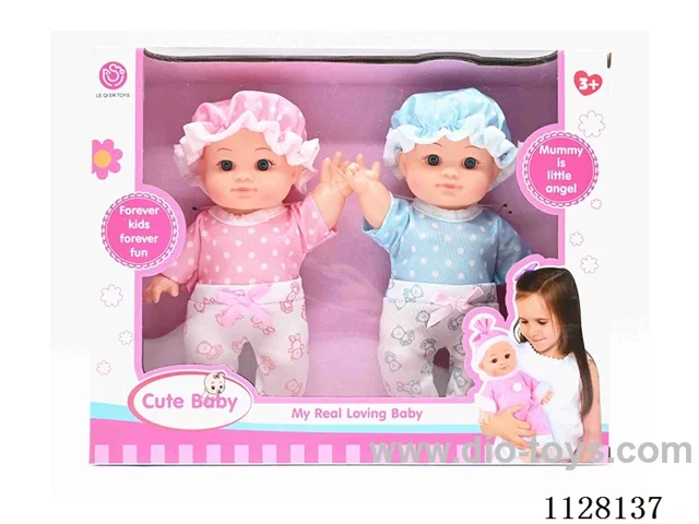 2PCS 9-inch eco-friendly dolls