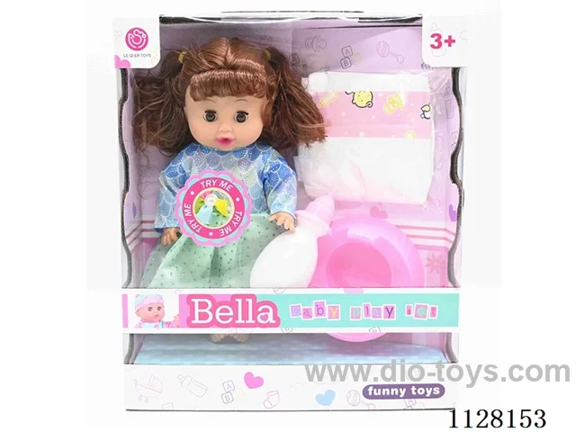 12-inch doll/Accessories / 6-tone IC/ Water urination function/Pack 3*AG13 batteries