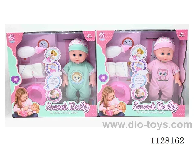 14-inch doll/Accessories / 6-tone IC/ Water urination function/Bag 3*AG13 battery 2 mixed
