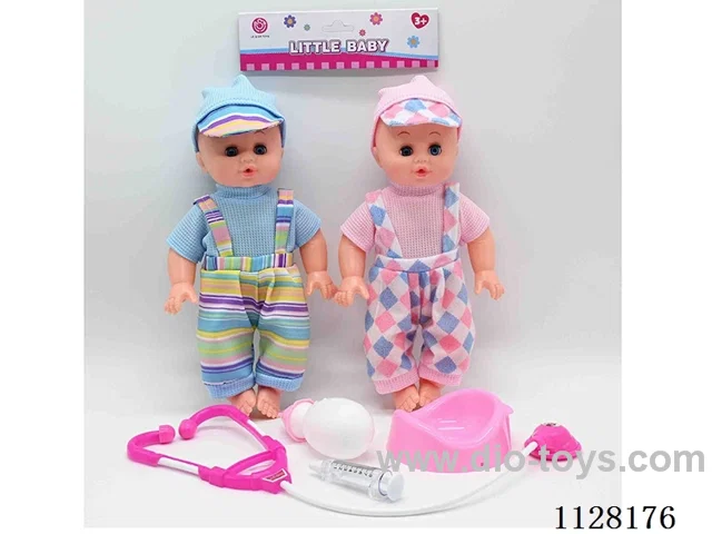 14-inch doll/Accessories / 6-sound IC/ Water urination function/bag 3 pieces AG13 2 mixed