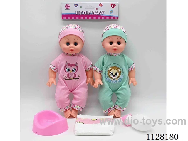 14-inch doll/Accessories / 6-sound IC/ Water urination function/bag 3 pieces AG13 2 mixed