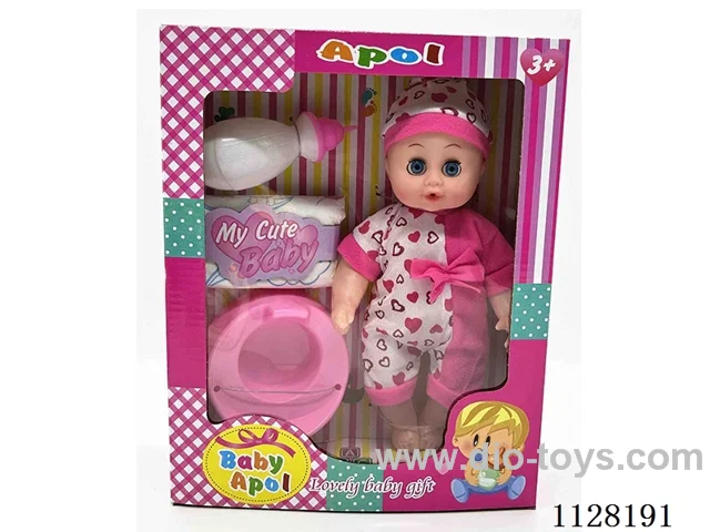 12-inch doll / 6-sound IC/ Water pee / 2 capsules AG13 3 mixed pack