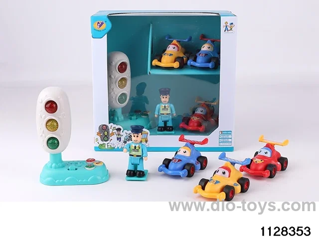 Musical Traffic Lights + pull back car