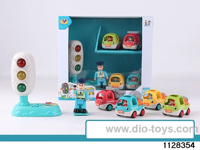Musical Traffic Lights + pull back car