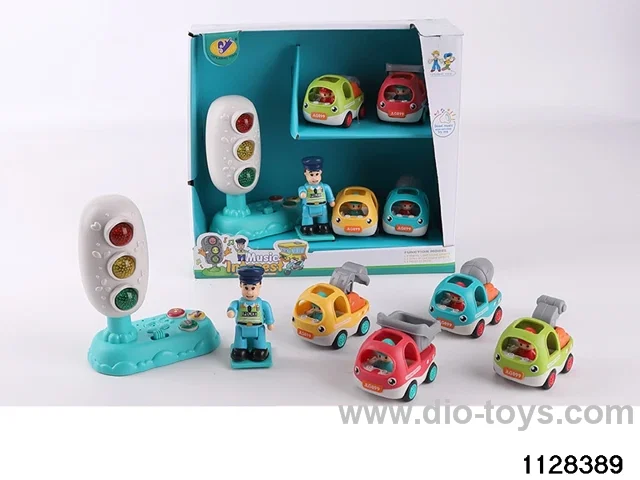 Musical Traffic Lights + pull back car