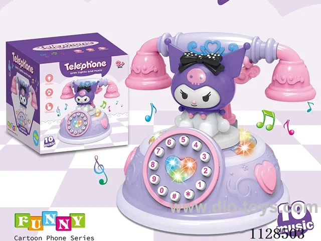 SANRIO COOLOMI TELEPHONE (WITH LIGHT, 10 SONGS)