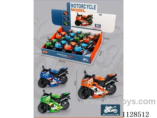 FRICTION MOTORCYCLE (CONTAINING 8 PCS)