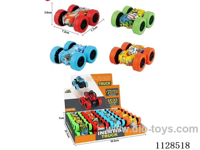 Dual Inertia Water Transfer Stunt Tumbling Double Sided Vehicle (Pack of 24)