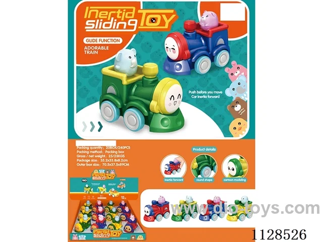 Inertia cartoon train (12pcs/display box)