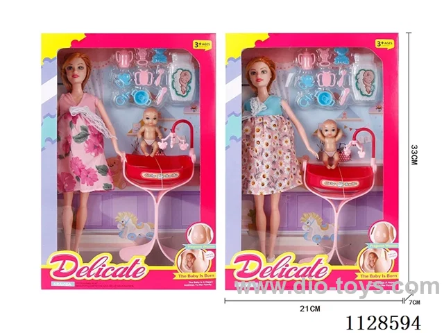 11.5" Fashion Barbie Maternity Care Set (2 Mixed)