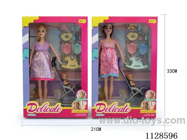 11.5″ Barbie, Maternity Theme Set (2 Mixed)