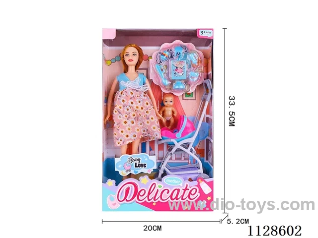 11.5″ Fashion Barbie, Maternity Theme Set