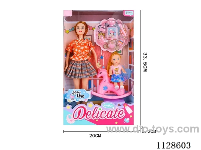 11.5" Fashion Barbie, Baby Caregiver Theme Set