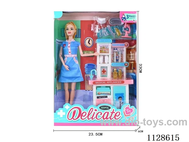 11.5" Barbie Doctor Set