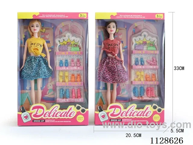 11.5″ Barbie, Decorations Theme Set (2 Mixed)