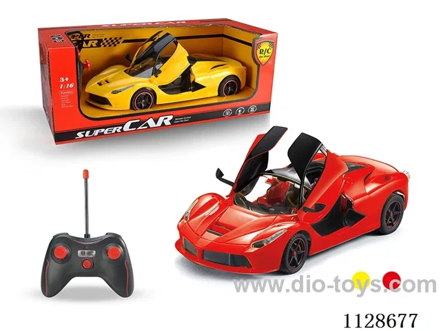 1:16 Ferrari 5-Way Auto Open Door R/C Car. Without charging